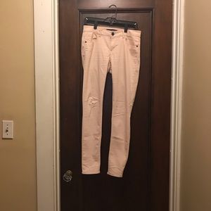 Tinsel pale pink skinny jeans size 27